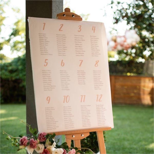 Design Lista pentru Invitati